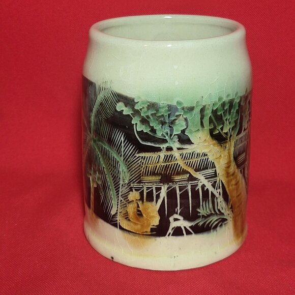 Vintage Sarawak Mug Coffee Cup Palm Trees - Picture 7 of 12